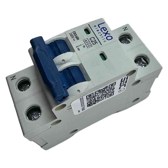 Interruptor automático omnipolar 2x25A Lexo