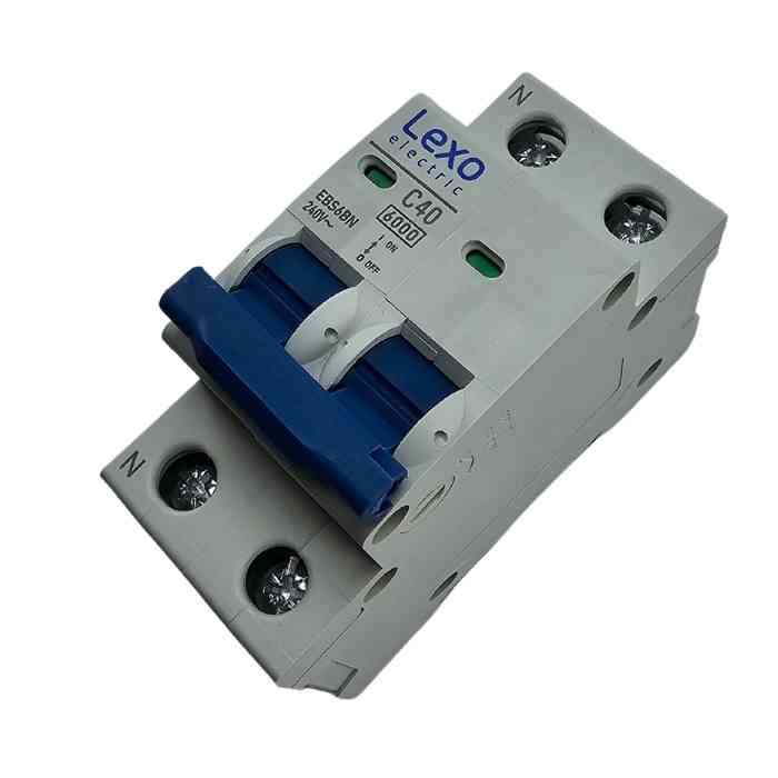 Interruptor automático omnipolar 2x40A Lexo